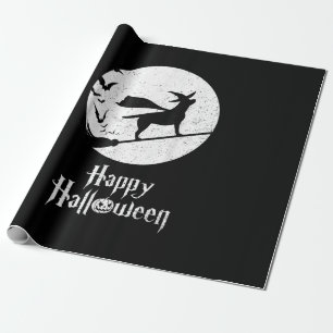 Hund Lover Frohe Halloween-Labrador Hexenmeister Geschenkpapier