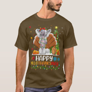 Hund Lover Funny Happy Chinese Crested Dog HalloTh T-Shirt