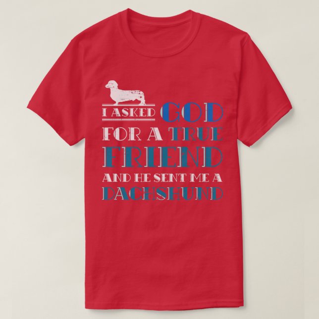 Hund Lover Geschenk Dackel Tiere Dackel Hund T-Shirt (Design vorne)