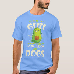 Hund Lover Girls Avocado Frauen Hundebesitzer Haus T-Shirt