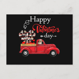 Hund Lover   Happly Valentine Day Shih Tzu Einladungspostkarte