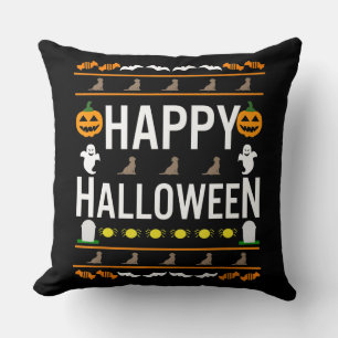 Hund Lover Happy Halloween Chocolate Labrador Kissen