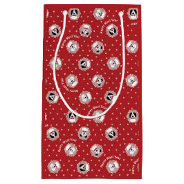 Hund Lover "Happy Woof Year" Kleine Geschenktüte