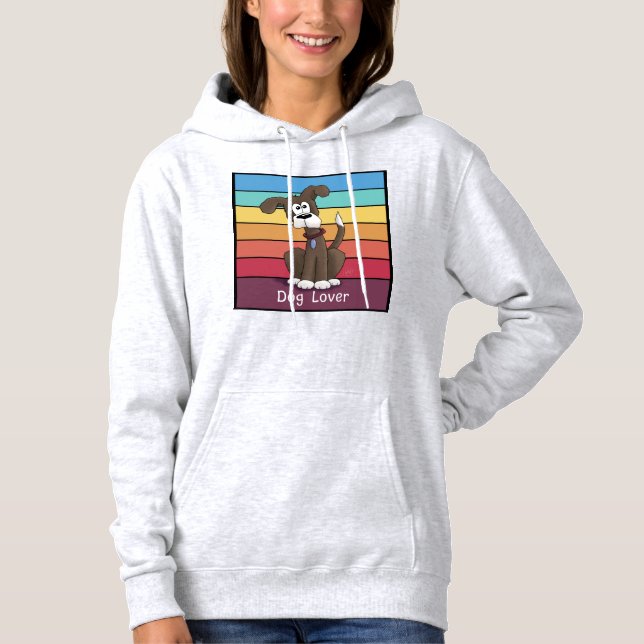 Hund Lover Hoodie (Vorderseite)