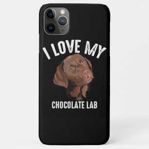 Hund Lover I Liebe Mein Schokolade Labrador Case-Mate iPhone Hülle