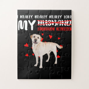 Hund Lover Ich Liebe mein Labrador Retriever Puzzle