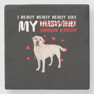 Hund Lover Ich Liebe mein Labrador Retriever Steinuntersetzer