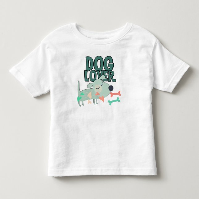 Hund Lover Kleinkind T-shirt (Vorderseite)