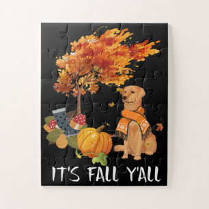 Hund Lover   Labrador Retriever Es ist Fall Y'all Puzzle
