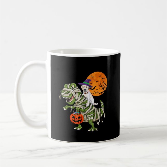 Hund Lover | Labrador Retriever Riever Mummy T Rex Kaffeetasse (Links)