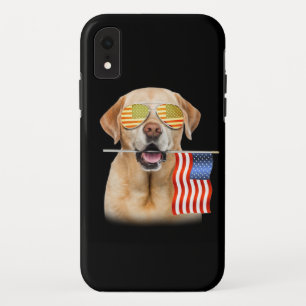 Hund Lover Labrador Retriever USA Flag Case-Mate iPhone Hülle