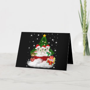 Hund Lover Maltesische Welpen Weihnachten ist da