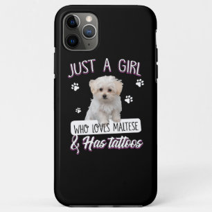 Hund Lover Nur ein Mädchen, das Maltesisch & Tat Case-Mate iPhone Hülle