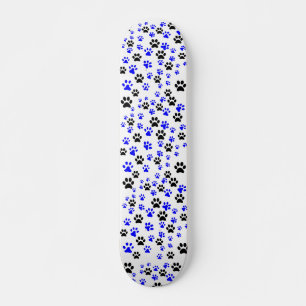 Hund Lover Paws Muster Skateboard
