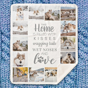 Hund Lover Personalisiert Heimtier Foto Collage Fl Sherpadecke