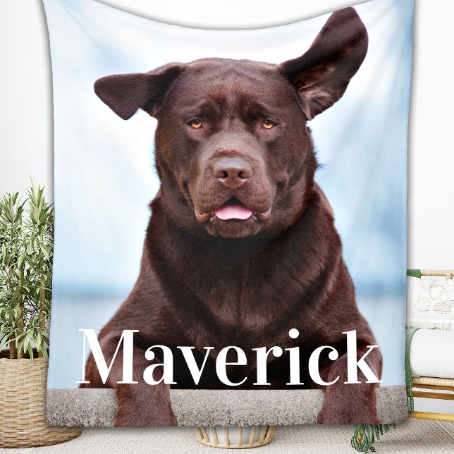 Hund Lover Personalisiert Labrador Retriever Foto Fleecedecke (Von Creator hochgeladen)