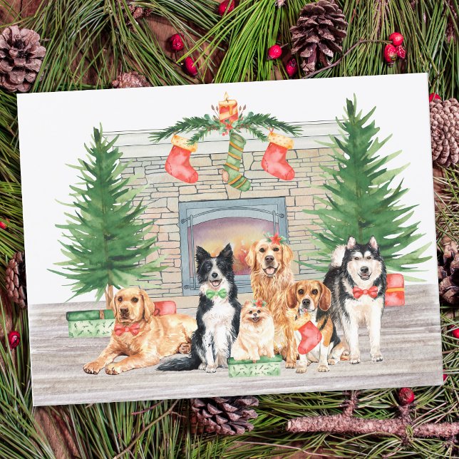 Hund Lover Pet Welpe Weihnachtskarte (Von Creator hochgeladen)