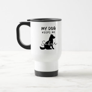 Hund Lover Sobriety Reisebecher