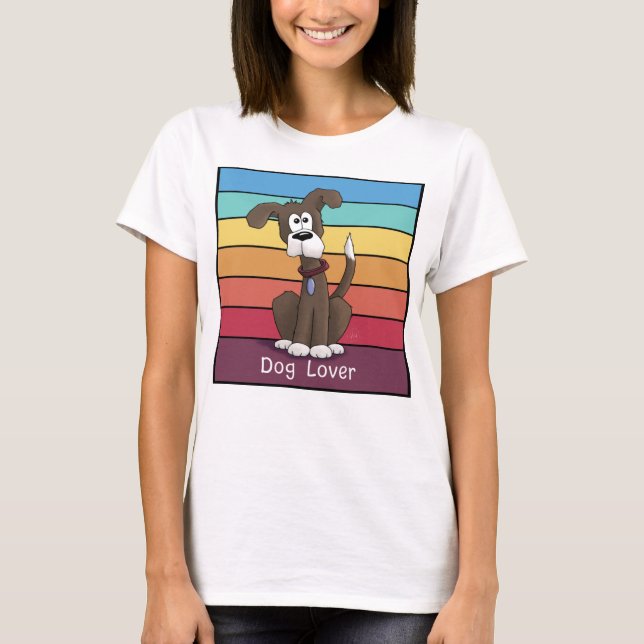 Hund Lover T-Shirt (Vorderseite)
