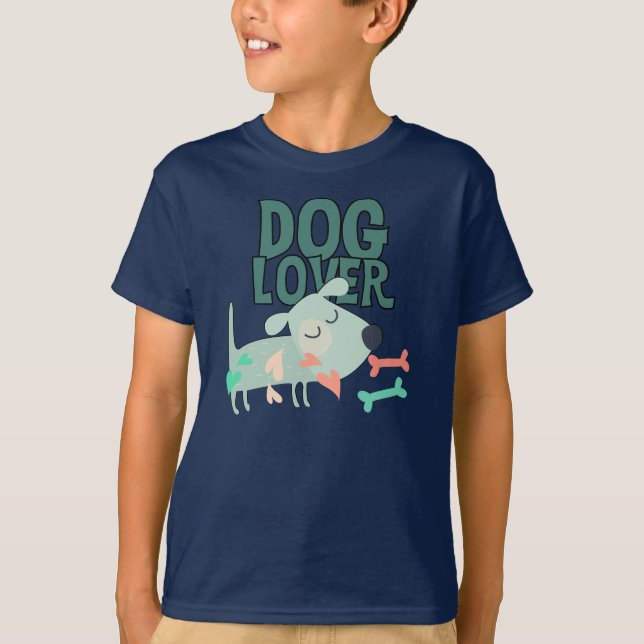 Hund Lover T-Shirt (Vorderseite)