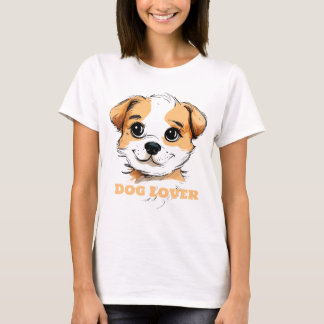 Hund Lover T - Shirt für alle Hundefreunde!
