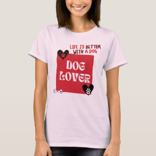 Hund Lover T - Shirt - Perfektes Geschenk für Haus