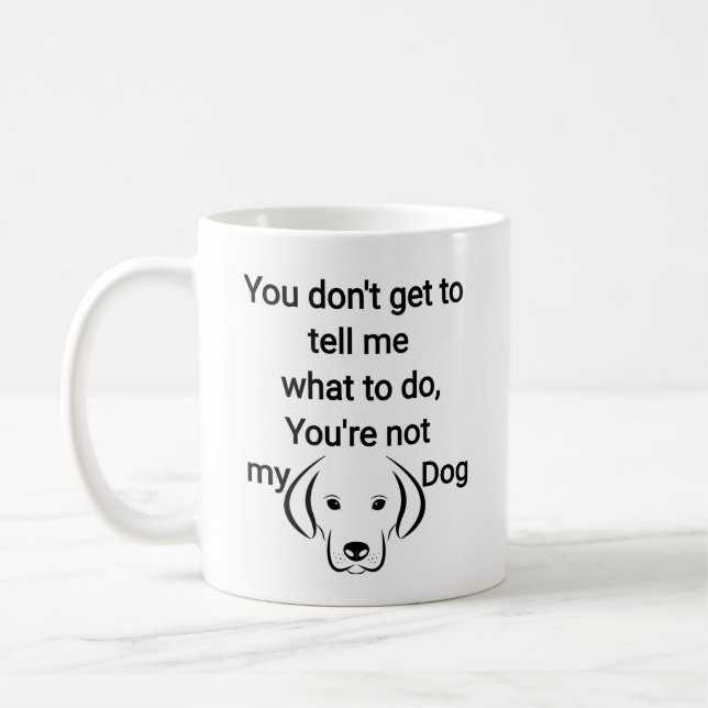 Hund Lover Tasse | Funny Coffee Tasse | (Links)