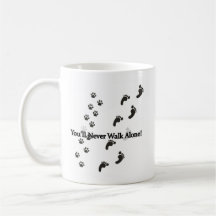 Hund Lover Tasse | Gehen Sie niemals mit der Kaffe