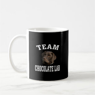 Hund Lover   Team Chocolate Labrador Retriever Kaffeetasse