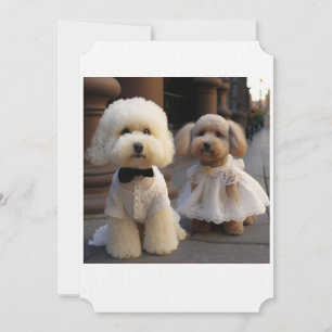 Hund Lover Wedding Card Einladung