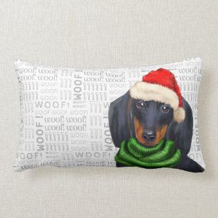 Hund Lover Weihnachts-Dackel Lendenkissen