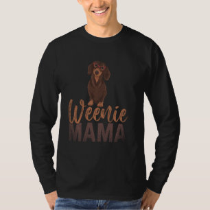 Hund Lover Women Würstchen Mama Pet Mama Dackel Da T-Shirt