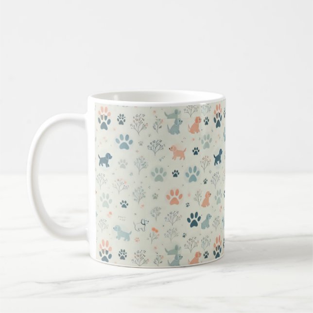 Hund Lover's Keramik Tasse (Links)