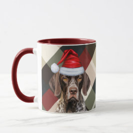 Hund Lover's Shorthair Pointer Holiday Kariert Tasse