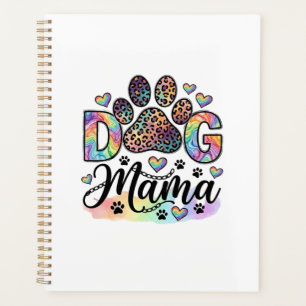 Hund Mama Pfote Leopard Regenbogen Wasserfarbe Her Planer