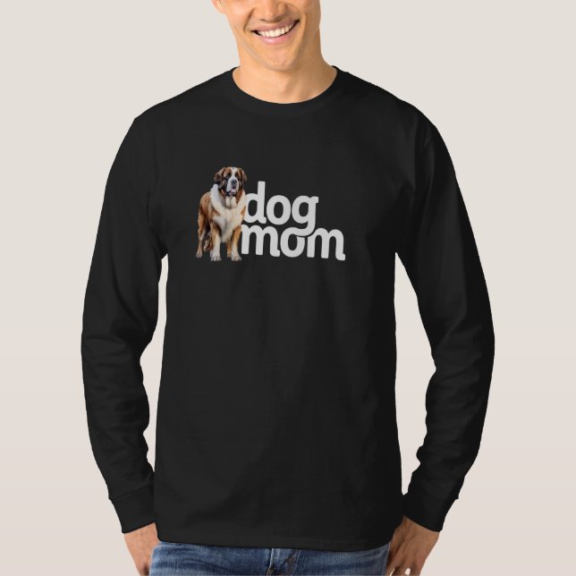 Hund Mama St. Bernard T-Shirt (Vorderseite)
