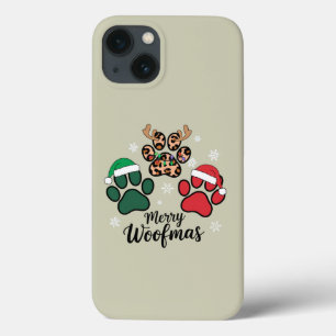 Hund Mama Weihnachten Fröhliche Woofmas Hund Liebh Case-Mate iPhone Hülle