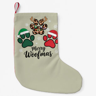 Hund Mama Weihnachten Fröhliche Woofmas Hunde Lieb Kleiner Weihnachtsstrumpf