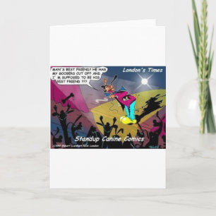 Hund Mans Bester Freund? Funny Gifts & Sammlerstüc Karte