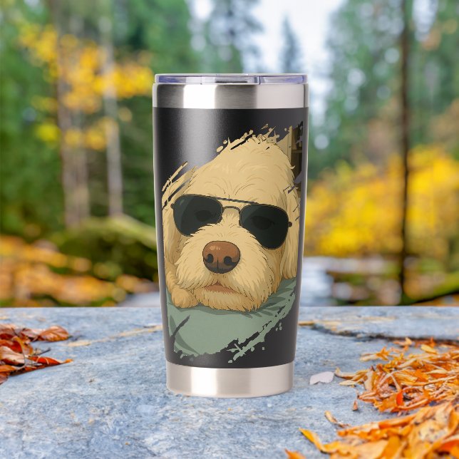 Hund Max insulated Tumbler Thermobecher (Außenbereich (gedreht))
