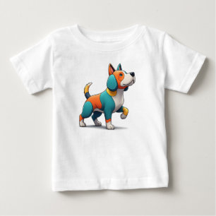 Hund mehrfarbig baby t-shirt