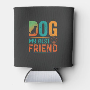 Hund mein bester Freund Retro-Design Dosenkühler