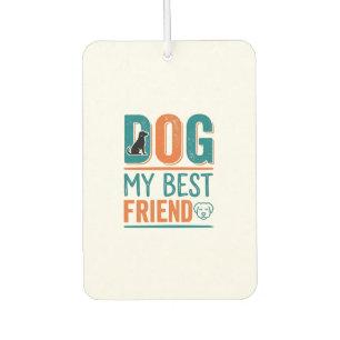 Hund mein bester Freund Vintage Hundeliebhaber-Shi Autolufterfrischer