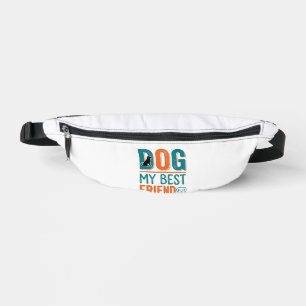 Hund mein bester Freund Vintage Hundeliebhaber-Shi Bauchtasche