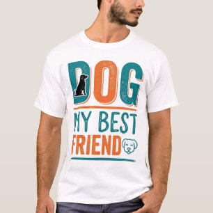 Hund mein bester Freund Vintage Hundeliebhaber-Shi T-Shirt
