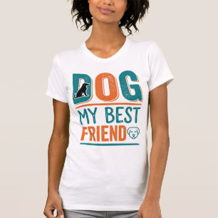 Hund mein bester Freund Vintage-Hundeliebhaber-Shi T-Shirt