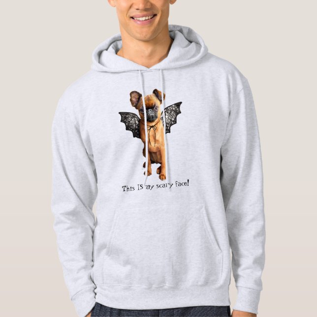 Hund mit Baderingen Hoodie (Vorderseite)