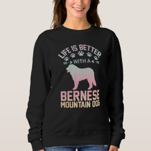 Hund mit Berner Hund 1 Sweatshirt