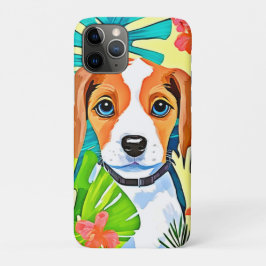Hund mit Blume Case-Mate iPhone Hülle