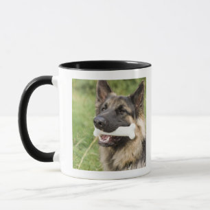 Hund mit dem Knochen Tasse